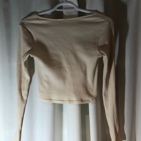 Long sleeve crop top shirt - Picture 2 of 2